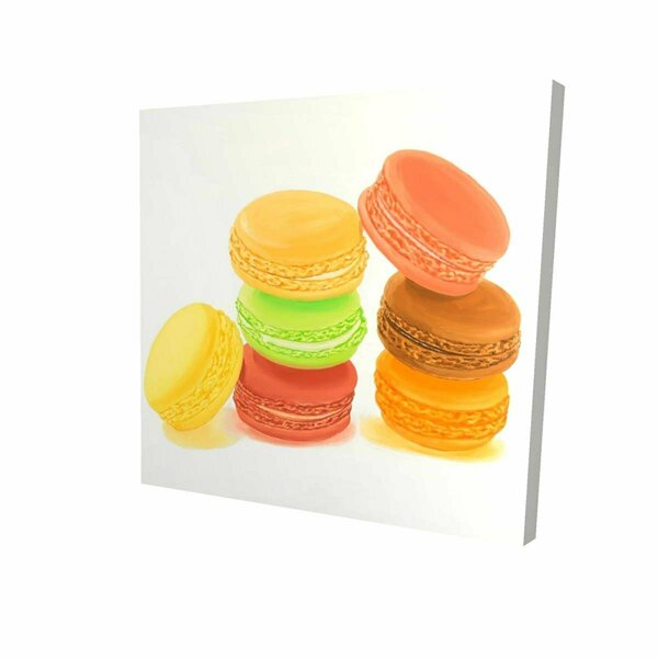 Fondo 32 x 32 in. Delicious Macaroons-Print on Canvas FO2788141